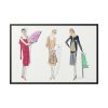 88289-45.jpg Three Dresses Framed Canvas