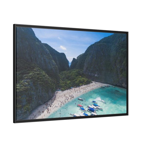 88289-465.jpg Boats in Canyon Framed Canvas