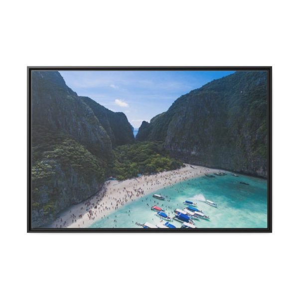 88289-466.jpg Boats in Canyon Framed Canvas