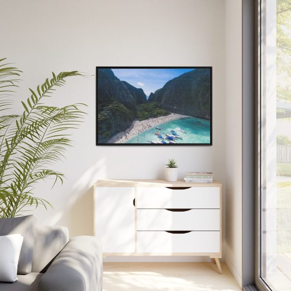88289-468.jpg Boats in Canyon Framed Canvas