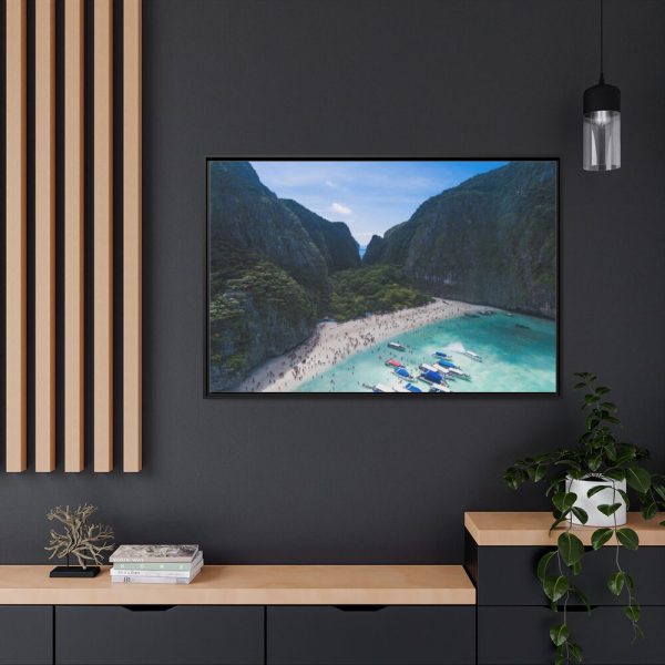 88289-469.jpg Boats in Canyon Framed Canvas