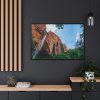 88289-474.jpg Sandstone Cliff with a Waterfall Framed Canvas