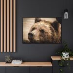 Brown Bear Snout Framed Canvas - Image 5