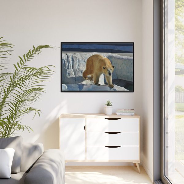88289-558.jpg Wet Polar Bear Framed Canvas