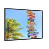 Long Bay Beach Framed Canvas
