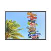 Long Bay Beach Framed Canvas