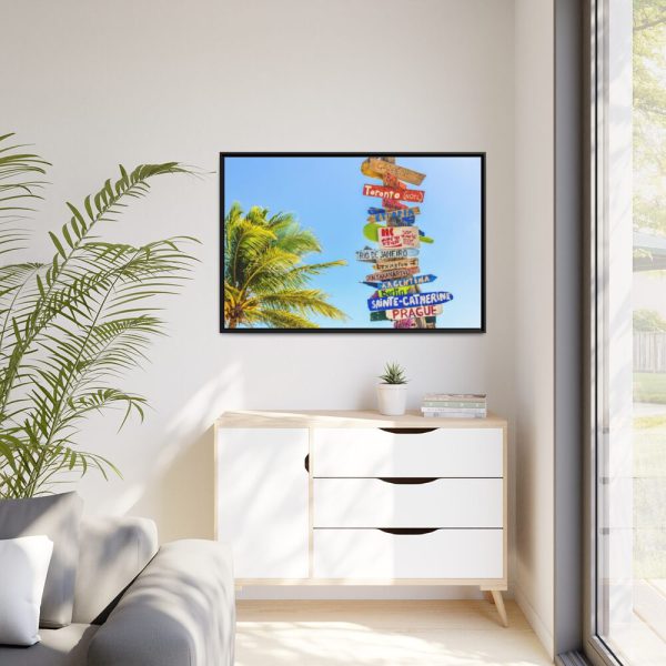 Long Bay Beach Framed Canvas