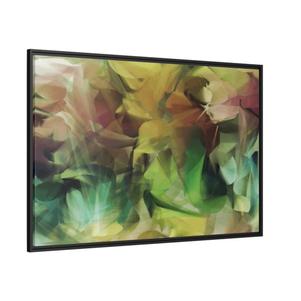 88289.jpg Fall Color Leaves Abstract Framed Canvas
