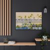 Palm Tree-Lined Road Framed Canvas