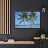 88289-609.jpg Palm Tree on the Beach Framed Canvas