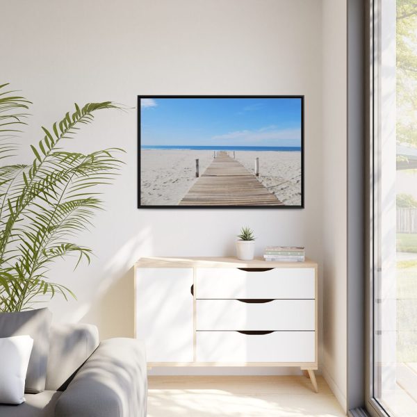 88289-618.jpg Boardwalk at Seaside Framed Canvas