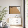 88289-623.jpg Free Foot Prints on the Beach Framed Canvas