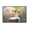 Sunflower in Vase Framed Canvas