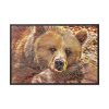 88289-661.jpg Fractal Bear Framed Canvas