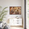 88289-663.jpg Fractal Bear Framed Canvas