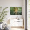 88289-673.jpg Forest at Sunset with Bear's Garlic Framed Canvas