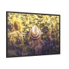 Love Sunflowers Framed Canvas