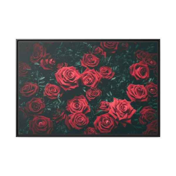 88289-85.jpg Bunch of Red Roses Framed Canvas