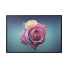 88289-93.jpg Multicolorful Rose Framed Canvas