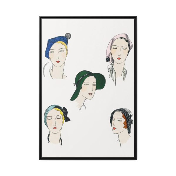 88299-1.jpg The Pretty Seasonal Hats Framed Canvas