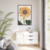 Sunflower  by Johan Teyler Framed Canvas