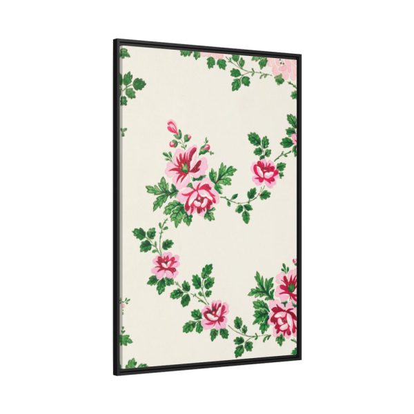 88299-32.jpg Rose Textile Designs Framed Canvas