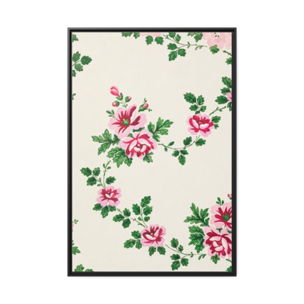 88299-33.jpg Rose Textile Designs Framed Canvas