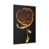 Gold Rose Framed Canvas