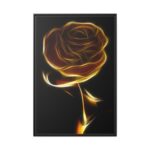 Gold Rose Framed Canvas - Image 2