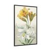 88299-40.jpg Yellow and White Lilies by William van Leen Framed Canvas