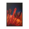Flower pollen Framed Canvas
