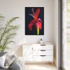 88299-51.jpg Red Flower Framed Canvas