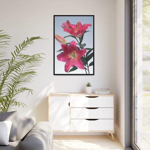 88299-55.jpg Pink Tiger Lily Framed Canvas