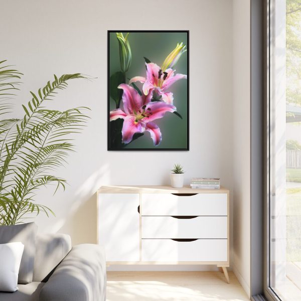 Beautiful Lily Framed Canvas