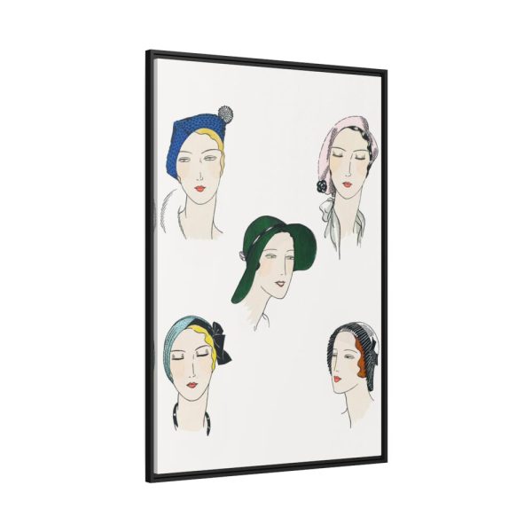 88299.jpg The Pretty Seasonal Hats Framed Canvas