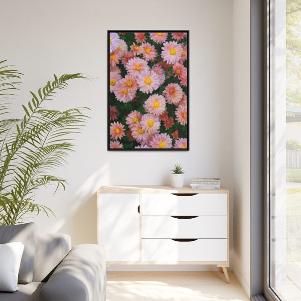88299-72.jpg Beautiful Pink Flowers Framed Canvas