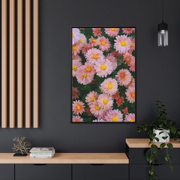 88299-73.jpg Beautiful Pink Flowers Framed Canvas