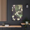 88299-78.jpg Tiny White Daisy Flowers Framed Canvas