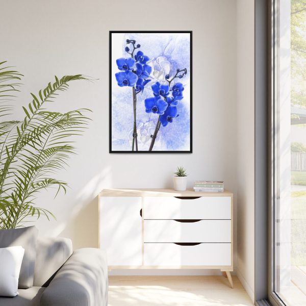 Phalaenopsis Orchid Flower Framed Canvas