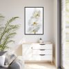 White Orchid Framed Canvas