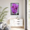 Purple Orchid Framed Canvas