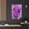 Purple Orchid Framed Canvas