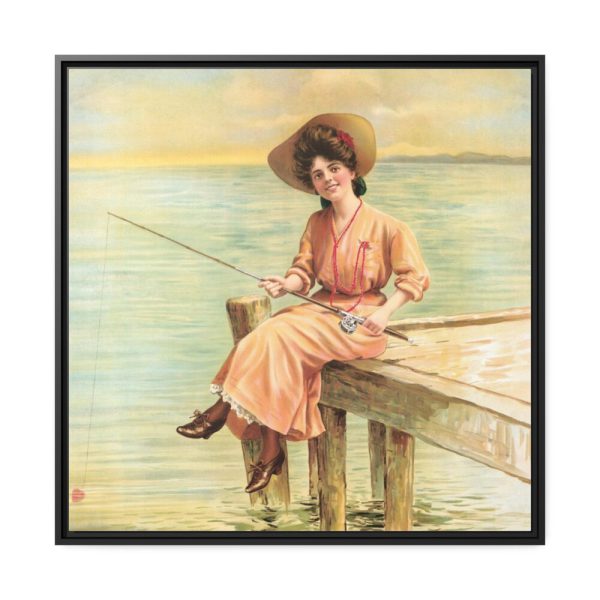 88302-1.jpg Fishing Framed Canvas