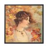 88302-13.jpg Aesthetic Woman in Autumn Framed Canvas