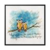 88302-21.jpg Owls on a Branch Framed Canvas