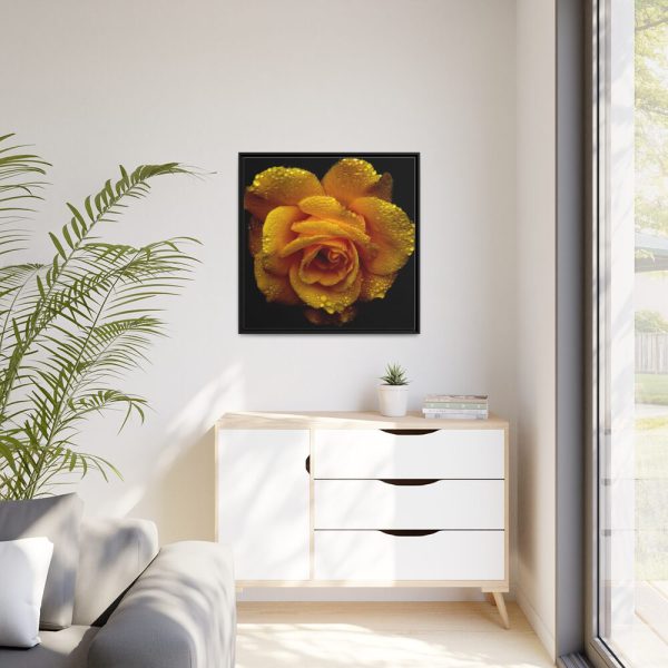 88302-27.jpg Drop of Water Framed Canvas