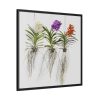 Three Orchids Framed Canvas
