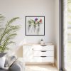 Three Orchids Framed Canvas