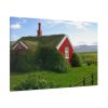 Red Barn in the Grass Standard Canvas