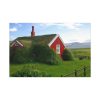 Red Barn in the Grass Standard Canvas